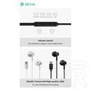 Devia Smart Series M2 Metal in-ear fülhallgató (USB-C, mikrofon, fekete)
