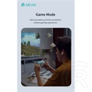 Devia TWS Ultra1 bluetooth fejhallgató sztereó (v5.4, ANC, mikrofon, vezeték nélküli töltés, 32 óra lejátszás, Type-C, f
