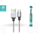 Devia USB 2.0 kábel (A dugó / micro-B dugó, 1 m, fonott)