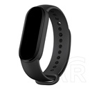 Devia Xiaomi Band 8 deluxe sport pótszíj (egyedi méret, szilikon, állítható) fekete