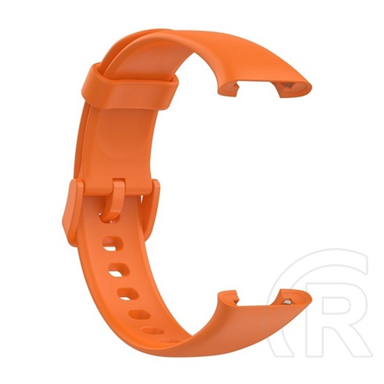 Devia Xiaomi Mi Band 7 Pro deluxe sport pótszíj (egyedi méret, szilikon, állítható) narancs