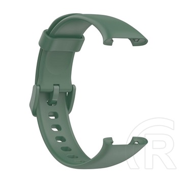 Devia Xiaomi Mi Band 7 Pro deluxe sport pótszíj (egyedi méret, szilikon, állítható) világoszöld
