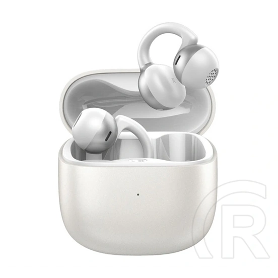 Devia em428 ai pro6 bluetooth ai fordító fülhallgató sztereo (v5.4, tws, fülre csíptethető, mikrofon + töltőtok) fehér