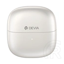 Devia em428 ai pro6 bluetooth ai fordító fülhallgató sztereo (v5.4, tws, fülre csíptethető, mikrofon + töltőtok) fehér