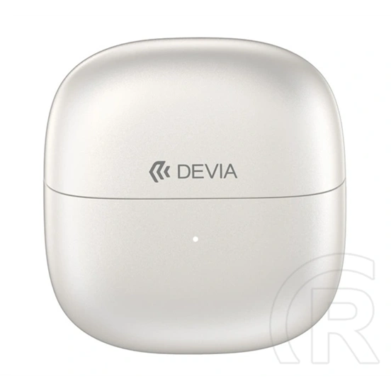 Devia em428 ai pro6 bluetooth ai fordító fülhallgató sztereo (v5.4, tws, fülre csíptethető, mikrofon + töltőtok) fehér