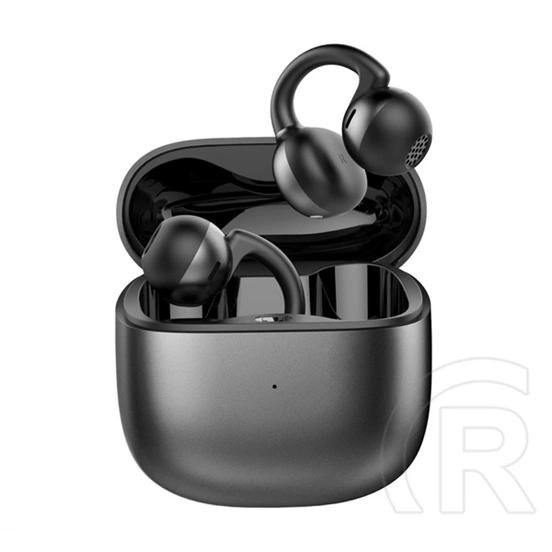 Devia em428 ai pro6 bluetooth ai fordító fülhallgató sztereo (v5.4, tws, fülre csíptethető, mikrofon + töltőtok) fekete