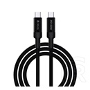 Devia Extreme USB adat- és töltőkábel (C dugó / C dugó, 100W, 1,5 m, fehér)