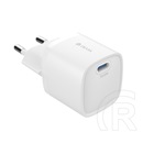 Devia extreme mini hálózati töltő type-c aljzat (20w, gan, pd gyorstöltő) fehér