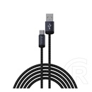 Devia gracious adatkábel (usb - type-c, 10w, gyorstöltő, 100cm, cipőfűző) fekete