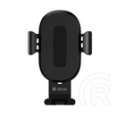 Devia gravity autós tartó (szellőzőre, gravitációs, 360°, 10w, wireless, 4-6.5" méret) fekete