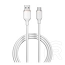 Devia jelly adatkábel (usb -type-c, 2.4a, gyorstöltő, 120cm) fehér