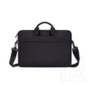 Devia justyle kézitáska álló laptop/notebook/tablet (univerzális, textil, kézpánt, 13-14.2" méret) fekete