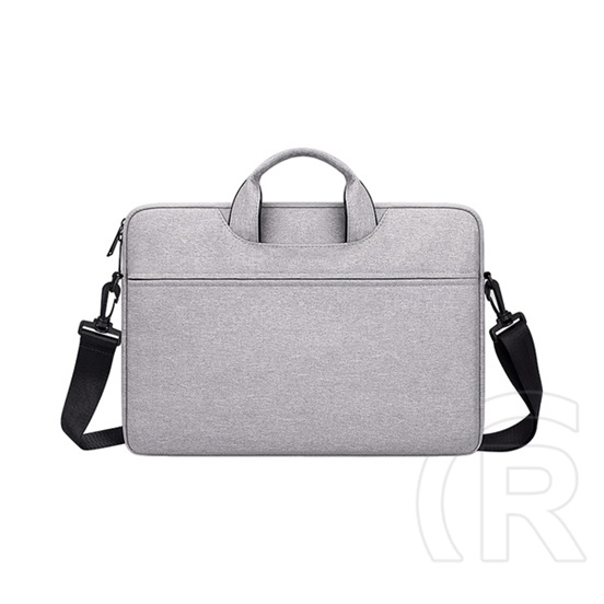 Devia justyle kézitáska álló laptop/notebook/tablet (univerzális, textil, kézpánt, 13-14.2" méret) sötétszürke