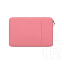 Devia justyle tok fekvő, textil laptop/notebook/tablet (univerzális, vízálló, 13.3" méret) rózsaszín