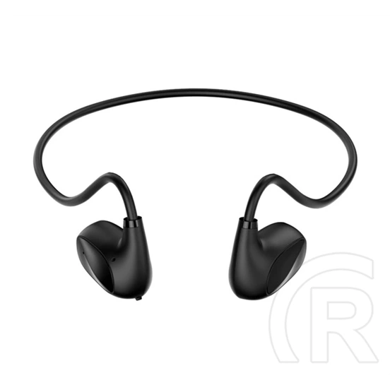 Devia lite1 air bluetooth fülhallgató sztereo (v5.3, fülre akasztható, mikrofon, sport) fekete