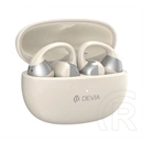Devia lite4 em426 bluetooth fülhallgató sztereo (v5.3, tws, fülre csíptethető, mikrofon + töltőtok) bézs