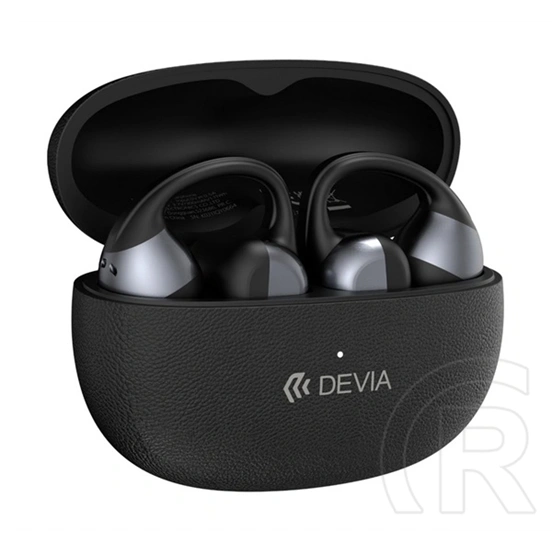 Devia lite4 em426 bluetooth fülhallgató sztereo (v5.3, tws, fülre csíptethető, mikrofon + töltőtok) fekete