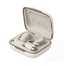 Devia pro1 bluetooth fülhallgató sztereo (v5.3, tws, mikrofon, fülre akasztható + töltőtok) bézs