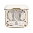 Devia pro1 bluetooth fülhallgató sztereo (v5.3, tws, mikrofon, fülre akasztható + töltőtok) bézs