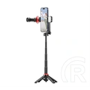 Devia pro2 szelfibot (univerzális, 360°, tripod állvány, állítható, bluetooth távkioldó, 64cm, 4.7-6.7" méret) fekete