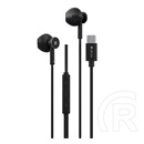 Devia smart m2 fülhallgató sztereo (type-c, mikrofon, felvevő gomb) fekete
