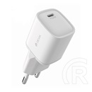 Devia smart mini hálózati töltő type-c aljzat (20w, pd gyorstöltő) fehér
