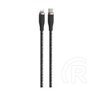 Devia star adatkábel (type-c - lightning, 27w, 150cm, cipőfűző) fekete