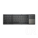 Devia ultra1 bluetooth billentyűzet (univerzális, qwerty, angol nyelvű, számbillentyűzet, összehajtható) sötétszürke