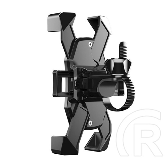 Devia voyager kerékpáros és motoros telefontartó (kormányra rögzíthető, forgatható, univerzális, 4.7 - 6" méret) fekete