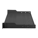 Digitus 1U fixed shelf for racks from 400 mm depth 45x483x250 mm, up to 15 kg, black