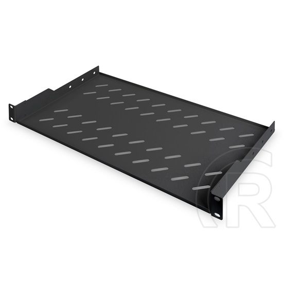 Digitus 1U fixed shelf for racks from 400 mm depth 45x483x250 mm, up to 15 kg, black