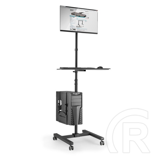 Digitus Mobile Workstation monitor tartó