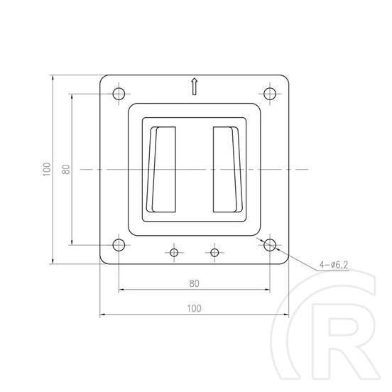Digitus fali monitor tartó