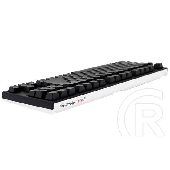 Ducky ONE 2 RGB TKL MX Speed Silver RGB LED mechanikus billentyűzet (HU, USB, fekete)