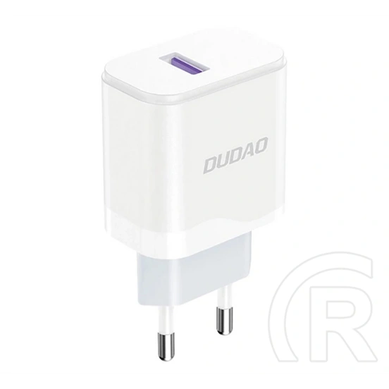 Dudao a20eu hálózati töltő usb aljzat (18w, pd gyorstöltő 3.0) fehér