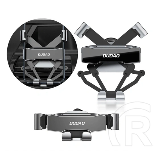 Dudao f11pro autós tartó (szellőzőre, 360°, gravitációs) fekete