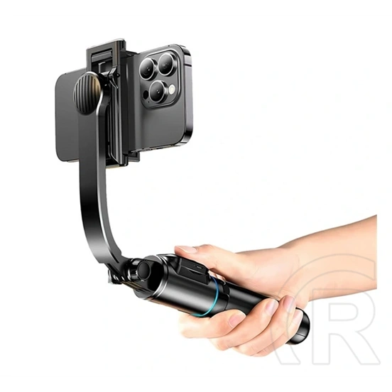Dudao f18s szelfibot (univerzális, tripod állvány, állítható, bluetooth távkioldó, 110cm) fekete