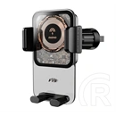 Dudao f19 autós tartó (15w, wireless, műszerfalra, szellőzőre, tapadókorongos) fekete