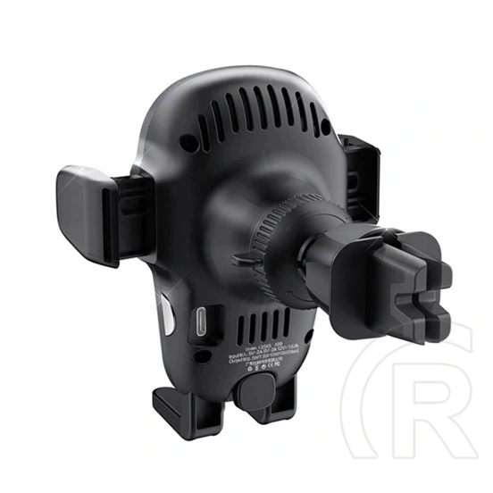 Dudao f20xs autós tartó (szellőzőre, automata, 15w, wireless, qi) fekete