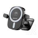 Dudao fw11 autós tartó (15w, wireless, műszerfalra, szellőzőre, 360°, mágneses) fekete