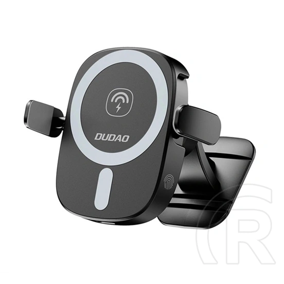 Dudao fw11 autós tartó (15w, wireless, műszerfalra, szellőzőre, 360°, mágneses) fekete