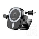 Dudao fw11 autós tartó (15w, wireless, műszerfalra, szellőzőre, 360°, mágneses) fekete