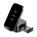 Dudao iPhone Duo  a11pro+ asztali töltő 3in1 (15w, wireless, magsafe, összecsukható) fekete