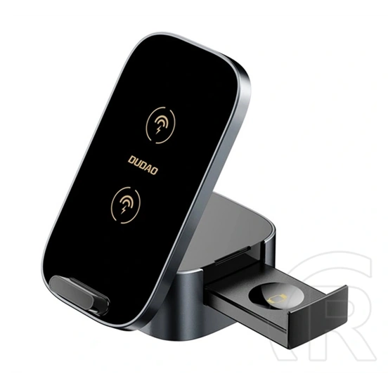 Dudao iPhone Duo  a11pro+ asztali töltő 3in1 (15w, wireless, magsafe, összecsukható) fekete