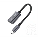 Dudao l15t adapter (usb aljzat - type-c, otg) sötétszürke