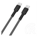Dudao l9cmax adatkábel (type-c - type-c, 240w, pd gyorstöltő, cipőfűző, 200cm) fekete