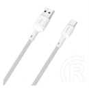 Dudao l9t adatkábel (usb - type-c, 5a, gyorstöltő, cipőfűző, 100cm) fehér