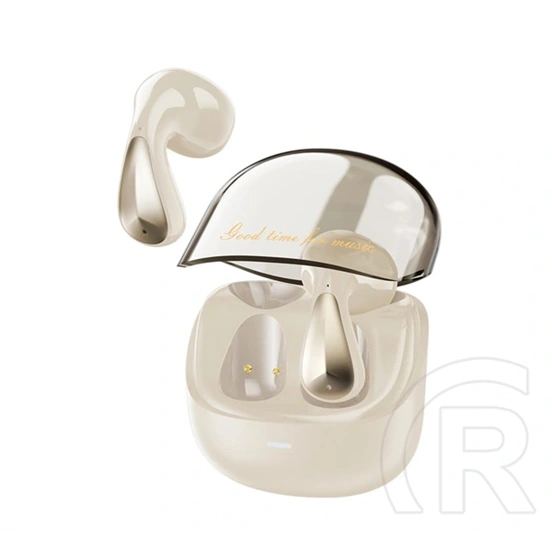 Dudao u16 pro bluetooth fülhallgató sztereo (v5.3, tws, mikrofon + töltőtok) fehér