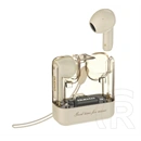 Dudao u18 pro bluetooth fülhallgató sztereo (v5.3, tws, mikrofon + töltőtok) bézs