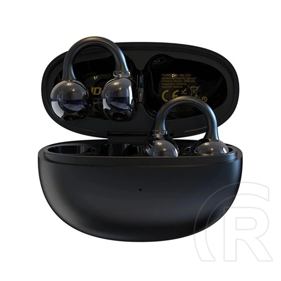 Dudao u20 bluetooth fülhallgató sztereo (v5.4, tws, fülre csíptethető, mikrofon + töltőtok) fekete